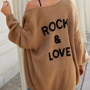 Pretty Garden  Rock and Love Sweater
